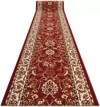 RugsX L&auml;ufer BCF MORAD Klasyk Klassisches Weinrot 120 cm 120x110 cm