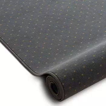 RugsX TEPPICH - Teppichboden AKTUA 194 grau 200x450 cm