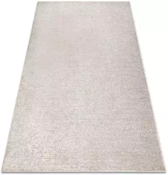 RugsX Teppich Teppichboden SANTA FE beige 33 eben glatt einfarbig 150x250 cm