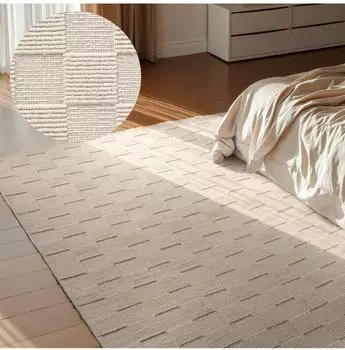 Villeroy & Boch Wollteppich Scala 160x230cm kariert creme