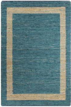 vidaXL Blue jute hand made rug 120x180cm