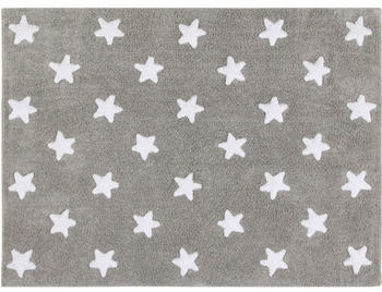 Lorena Canals Grey rug with white stars 120x160cm