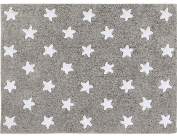 Lorena Canals Grey rug with white stars 120x160cm