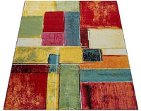 Paco Home Teppich "Canvas 783" rechteckig 16 mm H&ouml;he Kurzflor, modernes Patchwork