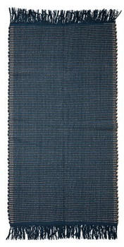 Bloomingville Wollteppich 80x160cm Blue
