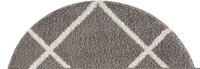 Sanat Hochflor-Teppich "Madrid" rund 30 mm H&ouml;he Wohnzimmer, Langflor, Shaggy...