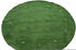carpetfine Gabbeh Uni 150 x 1,5 cm grün (10339517)
