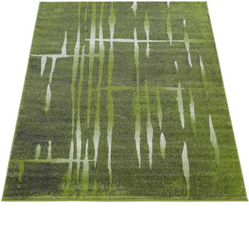 Paco Home Designer Teppich meliert 70x250cm grün/weiß