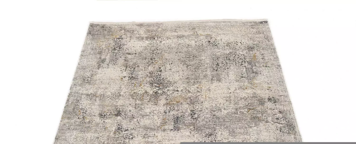 Dieter Knoll Webteppich 120x180cm grau/hellgrau/dunkelgrau Designer-Teppich