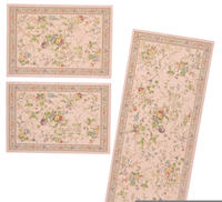 THEKO Bettumrandung "Flomi Sagrini" H&ouml;he 3 mm 3 Stk. tlg. Teppich-Set, Flachgewebe,
