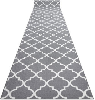 BestenTeppicheDe TRELLIS 80x500cm grau