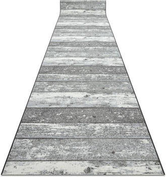 BestenTeppicheDe Antirutsch 100x200cm Holz Tafel grau