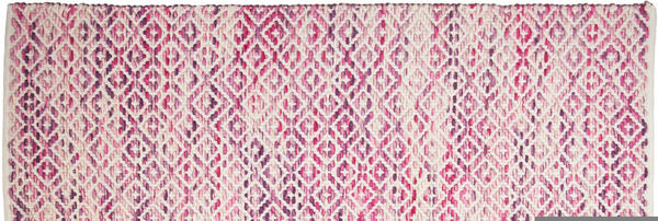 Tom Tailor Handwebteppich Smooth Comfort 140x200 cm diamond pink