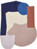 Tom Tailor Teppich Shapes TEN 160x200 cm blau multi