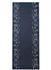 Tapiso Läufer Kurzflor Modern Design Blau Dunkelgrau Braun Vierecke 100x180 cm