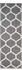 Tapiso Läufer Kurzflor Modern Design Meliert Grau Weiß 80x400 cm