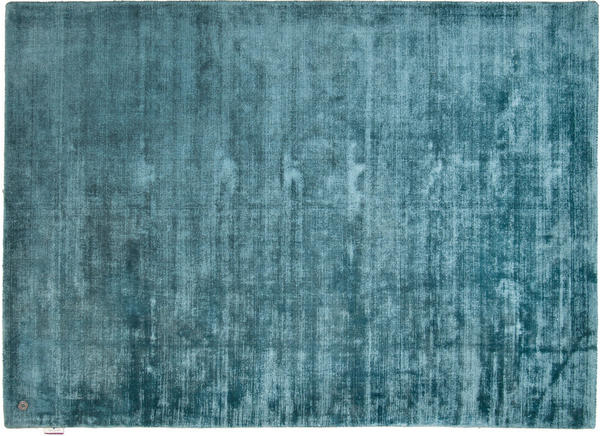 Tom Tailor Viskose-Teppich Shine uni 160x230 cm aqua
