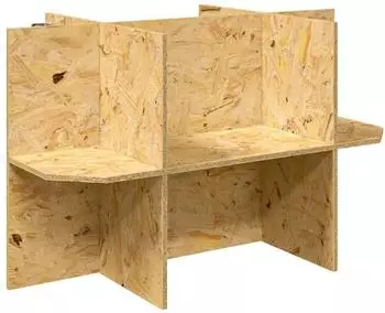 vidaXL Terrarienbasis 80x50x50cm OSB, braun