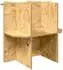 vidaXL Terrarienbasis OSB, braun, 50x50x50cm