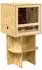 vidaXL Terrarium OSB 50x50x100cm braun