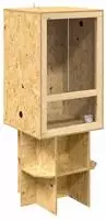 vidaXL Terrarium Braun 50 x 50 x 130 cm OSB