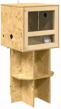 vidaXL Terrarium OSB braun 40x40x90cm