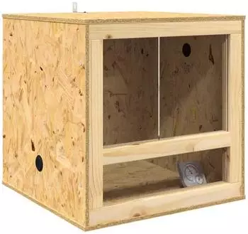 vidaXL Terrarium braun 50x50x50cm OSB (876728)