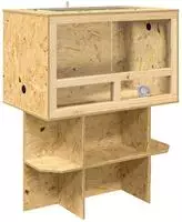 vidaXL Terrarium Braun 80 x 50 x 100 cm OSB