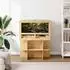 vidaXL Terrarium braun 80x50x100cm OSB