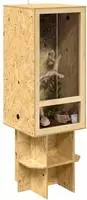 vidaXL Terrarium Braun 50 x 50 x 150 cm OSB