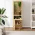 vidaXL Terrarium braun 50x50x150cm OSB