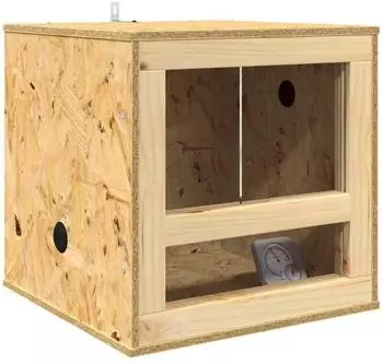 vidaXL Terrarium 40x40x40cm OSB, braun (876727)