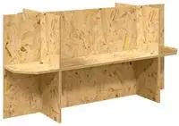 vidaXL Terrarienbasis mit Regal Braun 100 x 40 x 50 cm OSB