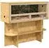 vidaXL Terrarienbasis mit Regal, OSB, braun, 100x40x50cm (876740)