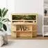 vidaXL Terrarienbasis mit Regal, OSB, braun, 100x40x50cm (876740)