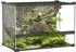 Pawhut Reptilien-Glasterrarium 48L mit Frontbelüftung, schwarz (D40-052V13BK)