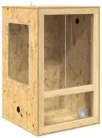 vidaXL Terrarium Braun 50 x 50 x 80 cm OSB