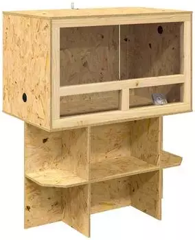 vidaXL Terrarium OSB 80x50x100cm braun