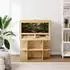 vidaXL Terrarium OSB 80x50x100cm braun