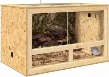 vidaXL Terrarium OSB braun 80x50x50cm
