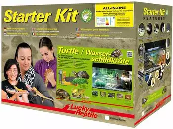 Lucky Reptile Starter Kit Wasserschildkröte 80cm, weiß (SK80TU-W)