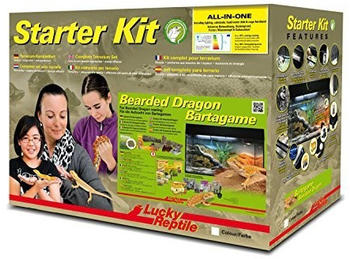 Lucky Reptile Starter Kit 80cm Bartagame schwarz