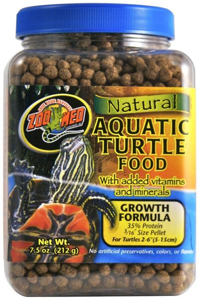 Zoo Med Natural Aquatic Turtle Food Growth Formula 212 g