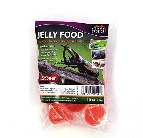 Terra Exotica Jelly Food - Erdbeere 10 Stück im Beutel