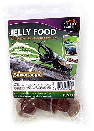 Terra Exotica Jelly Food - Brown Sugar 10 Stück im Beutel