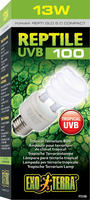 EXO TERRA HPT2186, EXO TERRA Reptile UVB100 Compact Tropical Terrarium Bulb 13W