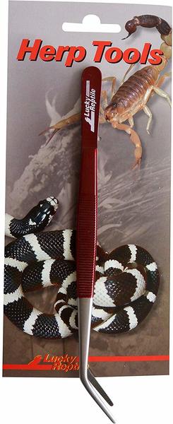 Lucky Reptile Futterpinzette abgewinkelt 20cm