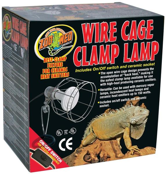 Zoo Med Wire Cage Clamp Lamp (LF-10E)
