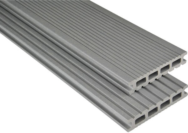 Kosche Kovalex WPC Terrassendiele Exklusiv mattiert grau Zuschnitt 2,6x14,5x330cm