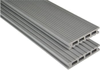 Kosche Kovalex WPC Terrassendiele Exklusiv mattiert grau Zuschnitt 2,6x14,5x360cm